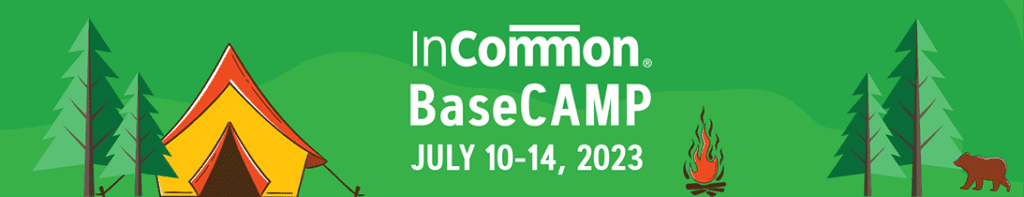 InCommon BaseCAMP 2023 web banner