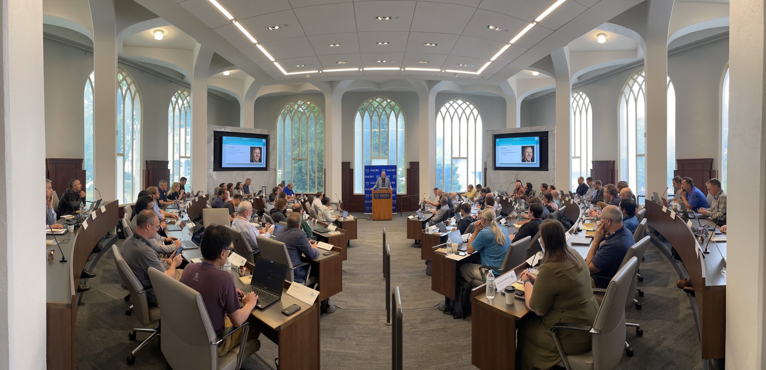 Cloud Forum 2023 in session at Convocation Hall, Emory University