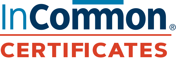 InCommon certificates logo