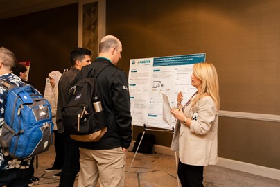 Esen Gokpinar networking at TechEX25