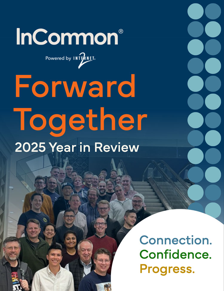 InCommon forward together. 2025 Year in review.