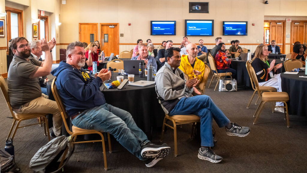Higher education IT professionals actively engaged at UNLV, the NET+ ServiceNow Higher Ed Summit venue.