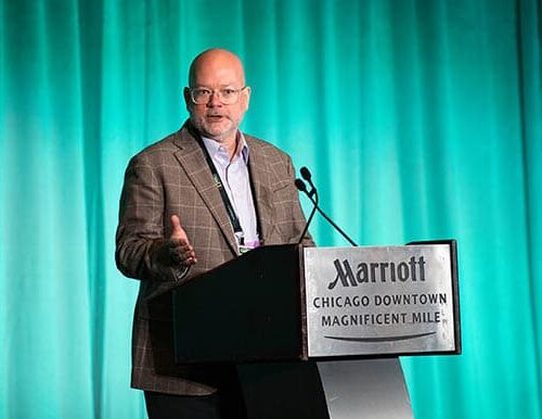 James Deaton, Internet2's Vice President of Network Services & Research Engagement, gives a presentation at CommEX26.